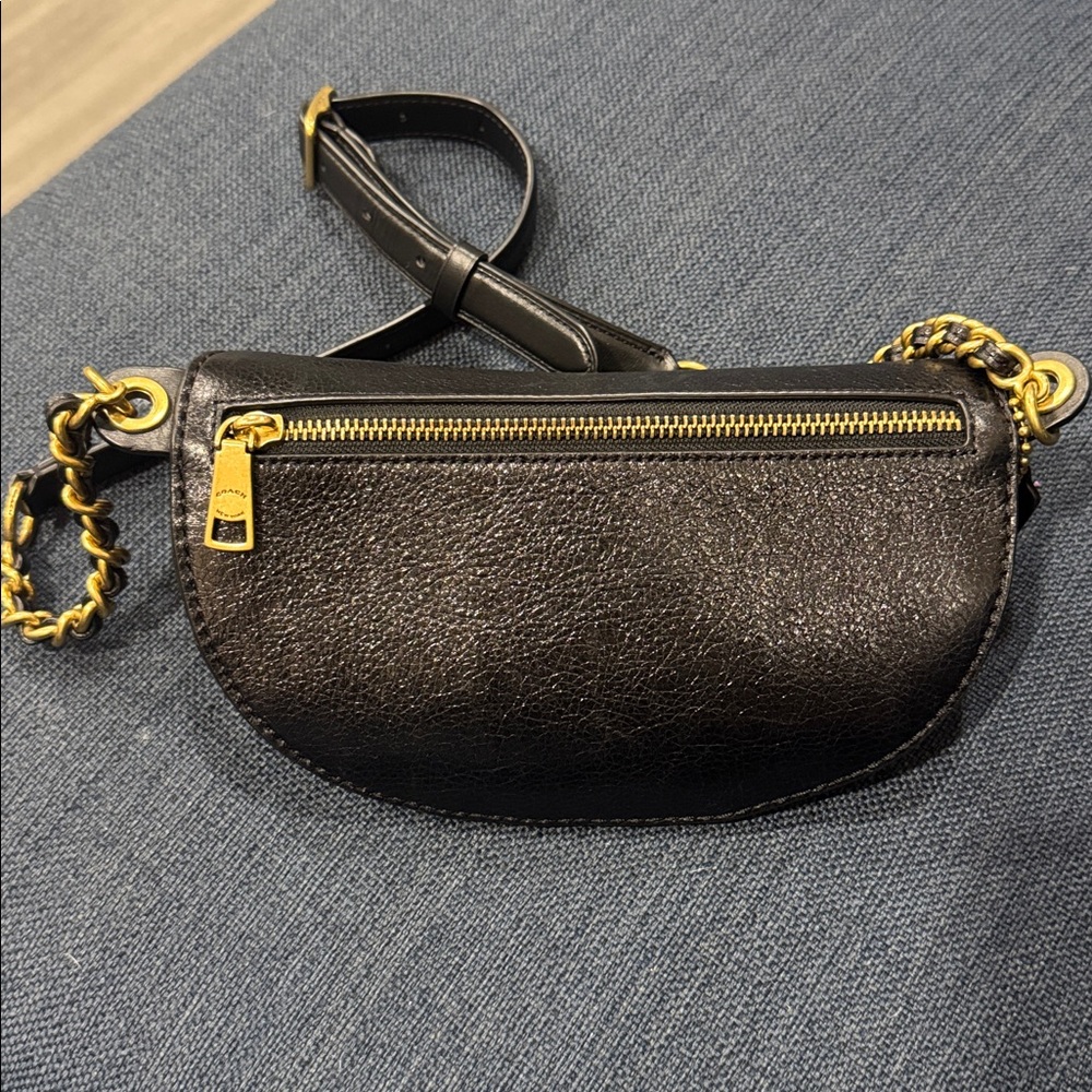 Coach black leather bumbag in mint condition - Picture 5 of 8